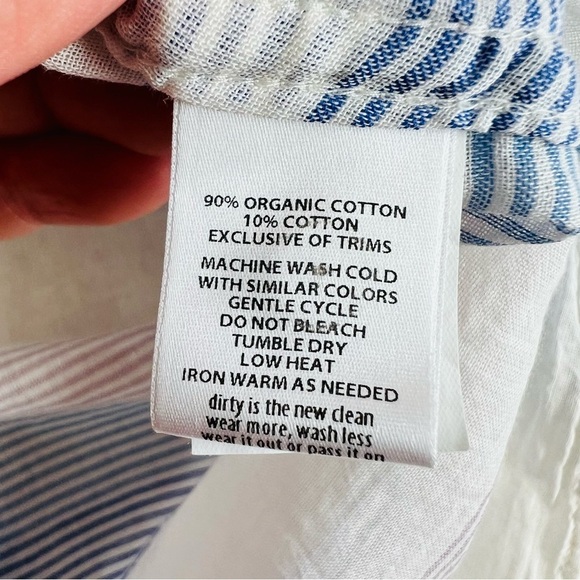 Horny Toad Womens Airbrushed Stripped Button Down shirt - Picture 7 of 8